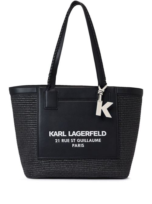 Borsa donna tote in rafia Karl Lagerfeld | 245W3081999